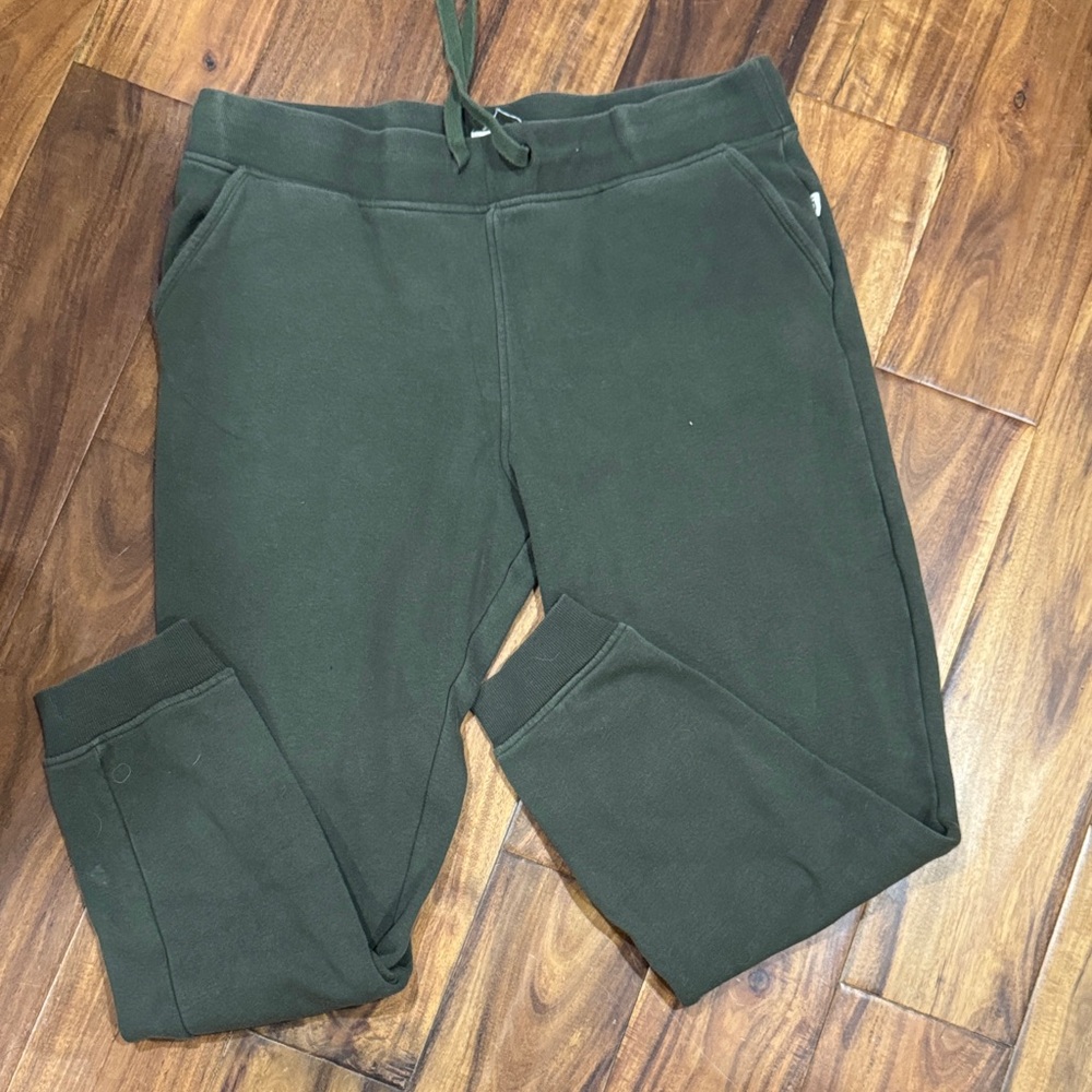 UGG Men's Dark Olive Green Fleece Joggers